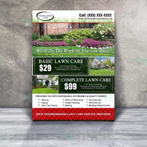 lawn care invoice lawn care flyer design product
