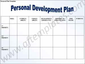 leadership development plan example personal development planning template best photos of my personal