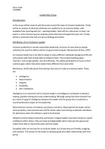 leadership essay example leadership essay