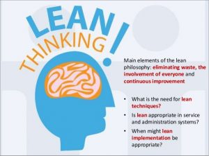leadership philosophy examples lean thinking
