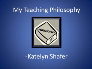 leadership philosophy examples my teaching philosophy