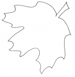leaf template printable maple leaf