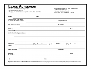 lease agreement template pdf simple rental agreement template