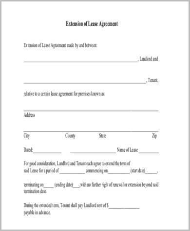 lease renewal agreement