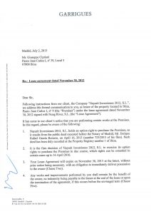 lease renewal form non renewal of lease letter page