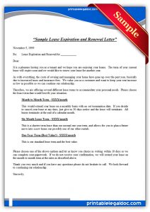 lease renewal form sample lease expiration and renewal letter standard