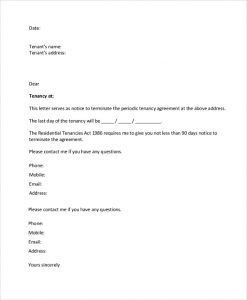 lease termination letter to tenant lease termination letter to tenant
