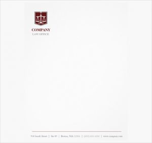 legal firm letterhead law firm professional letterhead download