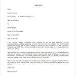 legal letter template download legal letter template microsoft word format