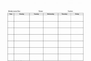 lesson plan template for preschool blank daily preschool lesson plan template