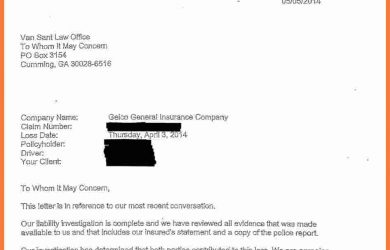 letter of complaint samples car accident settlement stories geico ltr