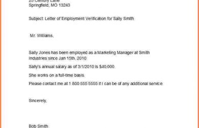 letter of employment sample letter of employment template proof of employment letter