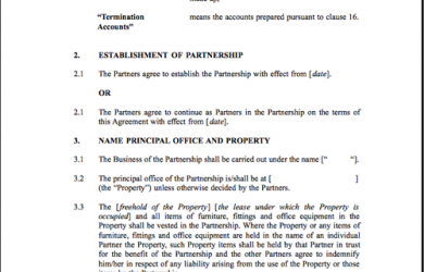 letter of intent to hire partnership agreement template