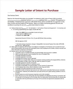 letter of intent to purchase real estate letter of intent to purchase commercial property