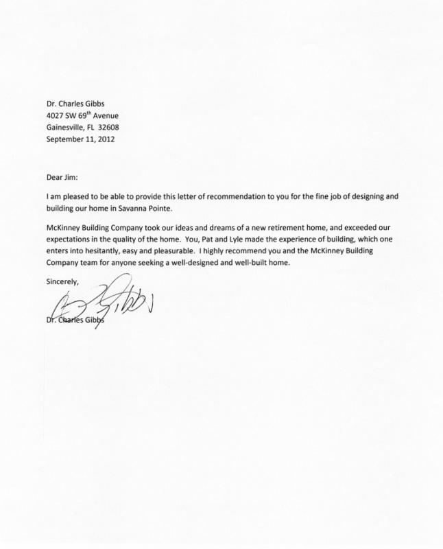 letter of recommendation for employment