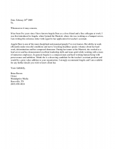 letter of recommendation for immigration personal recommendation letter for a friend sample