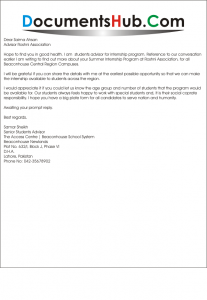letter of recommendation for internship request email for getting information regarding summer internship program