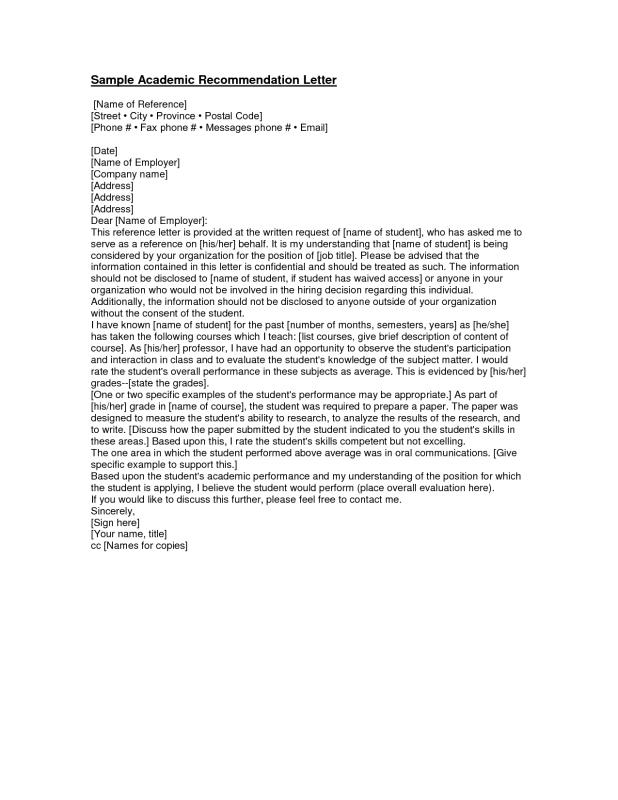 letter of recommendation for student teachers
