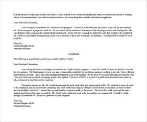 letter of recommendation template for student sample letter of recommendation for student free download