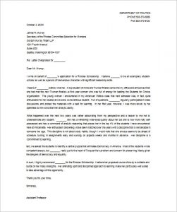 letter of recommendation template for student sample recommendation letter for the rhodes scholarship
