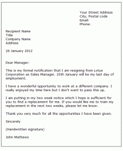 letter of recommendation templates word resignation letter sample x