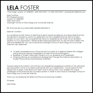 letter of resignation samples financial aid counselor