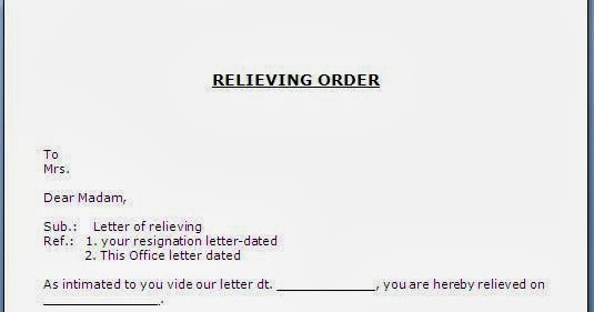 letter of resignation templates word