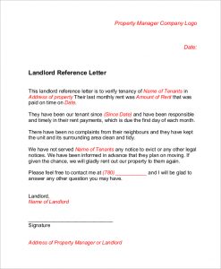 letters of complaints samples landlord reference letter for tenant