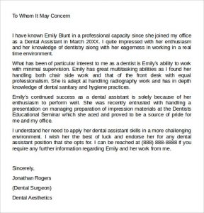 letters of recommendation examples recommendation letter sample