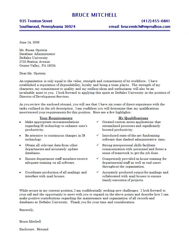 letters of recommendation for jobs