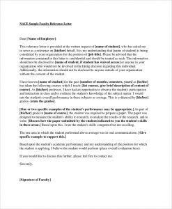 letters of recommendation for scholarships faculty reference recommendation letter