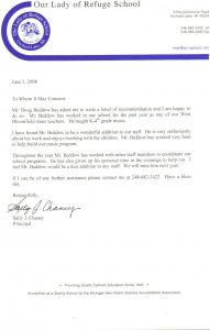 letters of recommendations for student teachers doug beddow music teacher recommendation letter