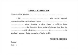 letters of termination of employment medical certificate template pdf