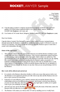 letters of termination of employment zero hours contract