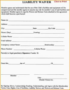 liability release form liability waiver template liability release waiver form template 611040