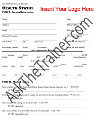 liability waiver form free personal trainer consultation form small