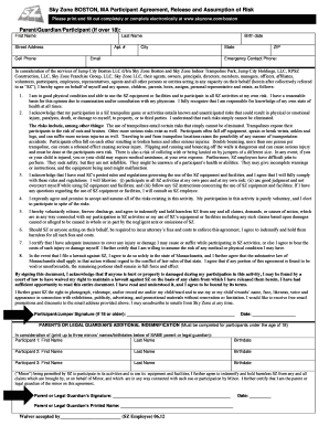 liability waiver form pdf