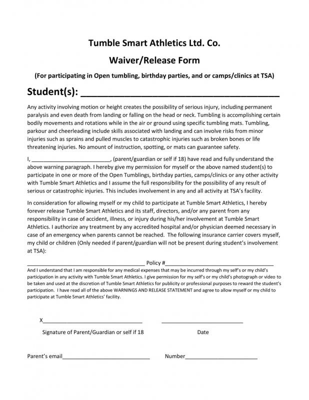 liability waiver form pdf