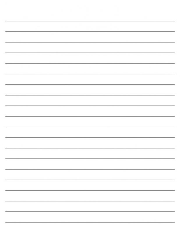 Lined Paper Printable | Template Business