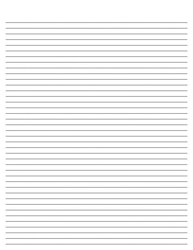 Lined Paper Template | Template Business