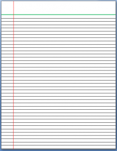 lined paper to print lined paper