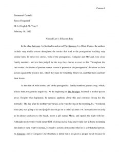 literary essay example english sl world literature essay