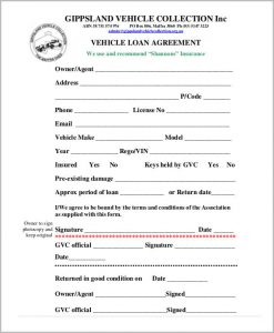 loan agreement form employee car loan agreement form