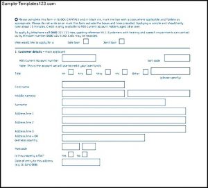 loan application format personal loan application form