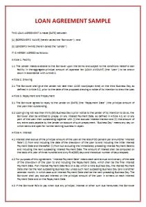 loan contract template loan agreement templates to write perfect agreements regarding loan contract template