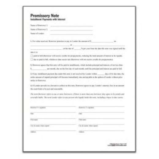 loan document template