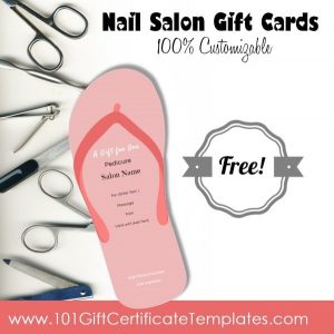 love coupon template nail salon gift cards