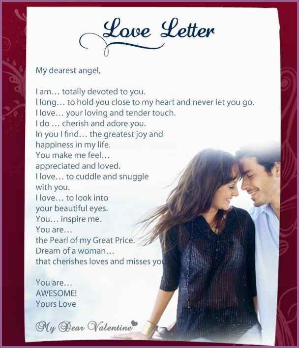love letter for her from the heart
