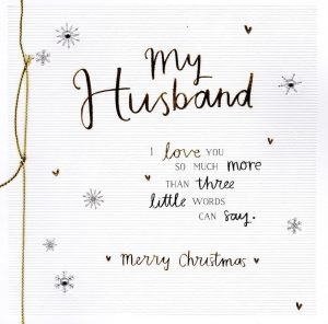 love letter to my husband a christmas card