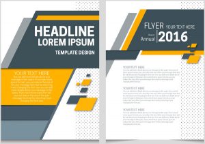 magazine cover templates annual report flyer template on abstract modern background